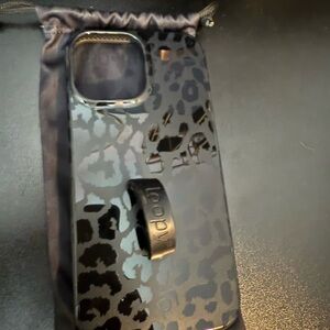 Loopy Case Black Leopard Phone Case
